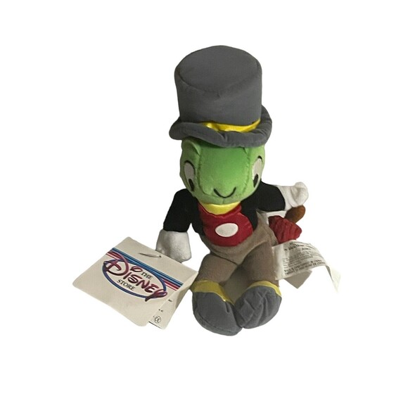 Vintage Disneyland Walt Disney World Jiminy Cricket Plush Stuffed Pinocchio 9” - Picture 4 of 16